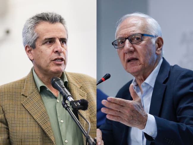 Luis Fernando Velasco, ministro de Interior y Guillermo Alfonso Jaramillo, ministro de Salud | Fotos: Colprensa