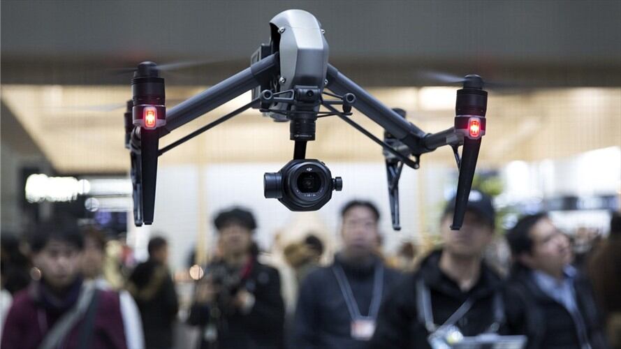 el 70% de los drones civiles del planeta son producidos por el chino DJI. Foto: Getty Images