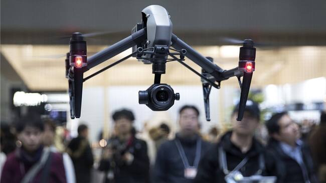 el 70% de los drones civiles del planeta son producidos por el chino DJI. Foto: Getty Images