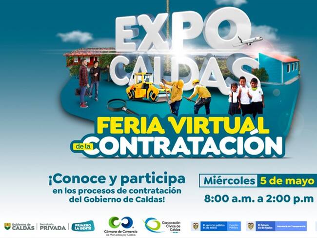 La primera feria virtual de contratación del país será en Caldas