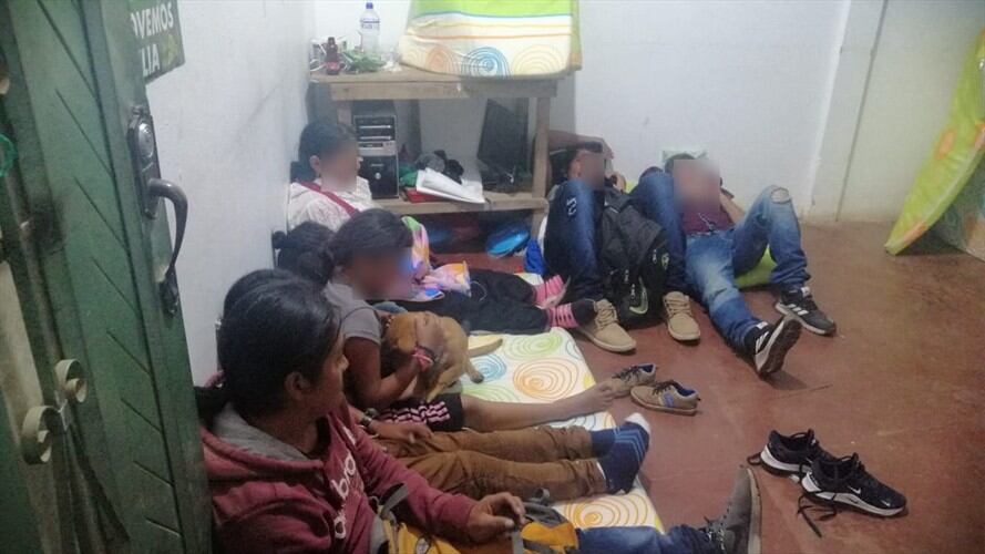 Los afectados reciben asistencia en un albergue humanitario . Foto: Cortesía