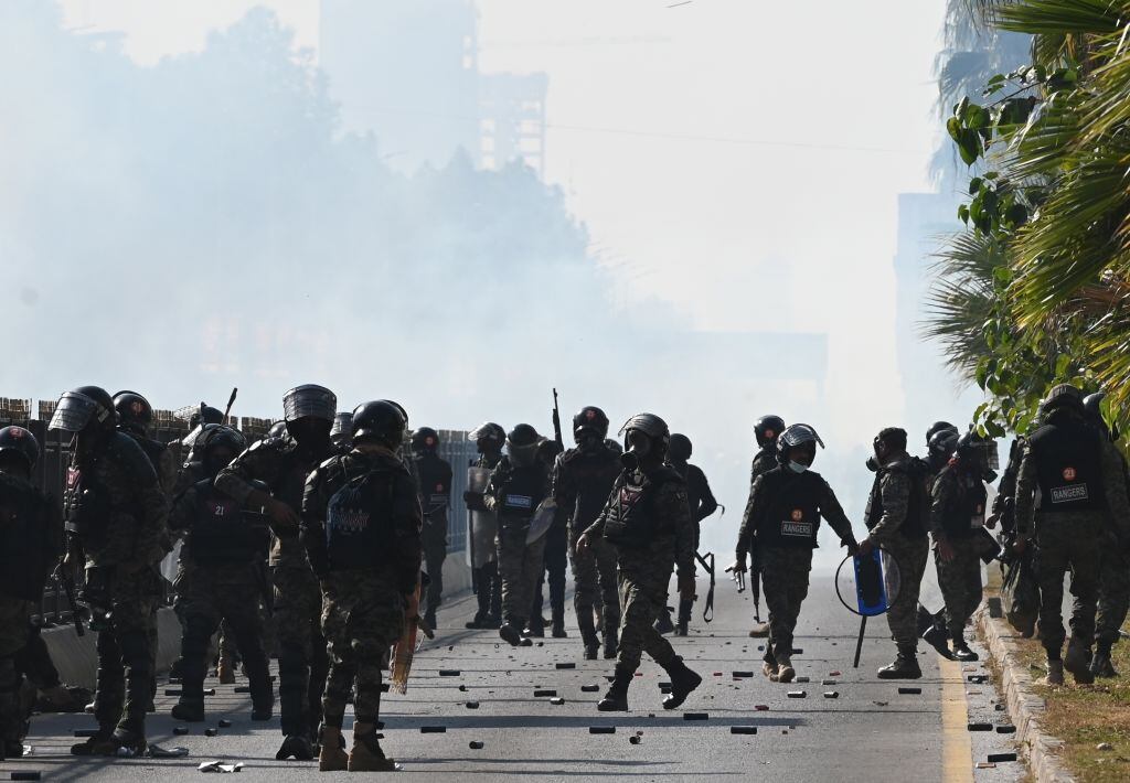 Marchas en Pakistán. I Foto: Muhammad Reza/Anadolu via Getty Images.