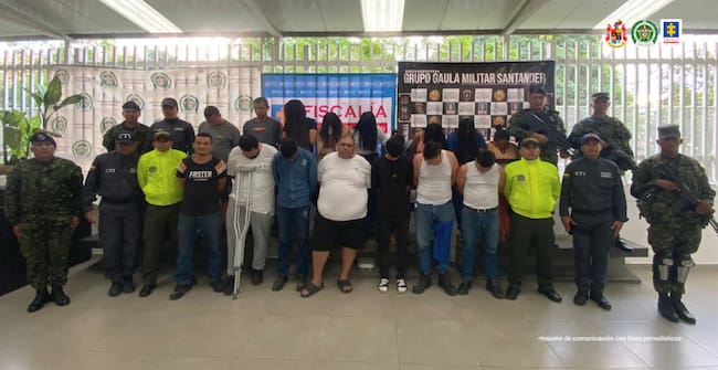 Desarticulan banda criminal que creaba empresas falsas para defraudar bancos. Foto: Fiscalía.