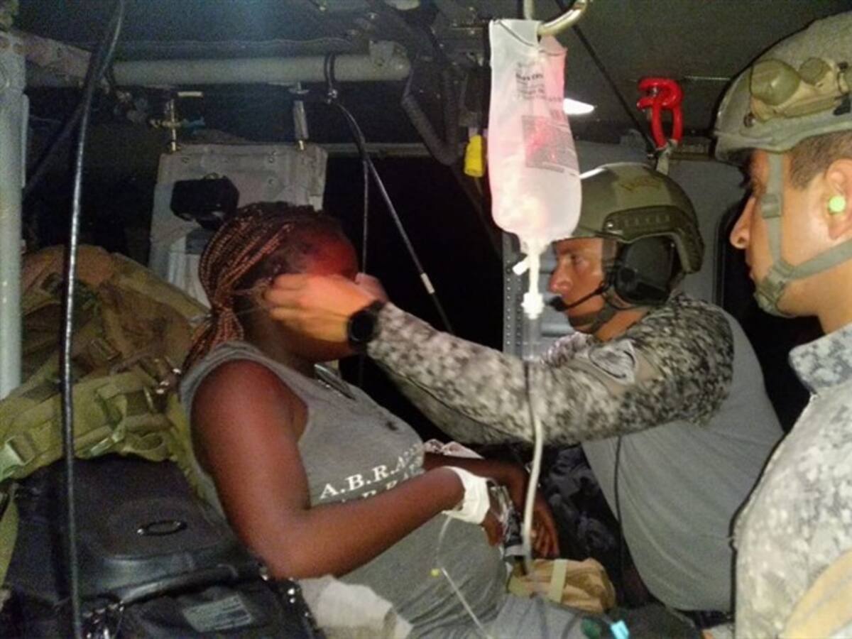 Fuerza Aérea evacuó a menor de edad embarazada en Guapi, Cauca