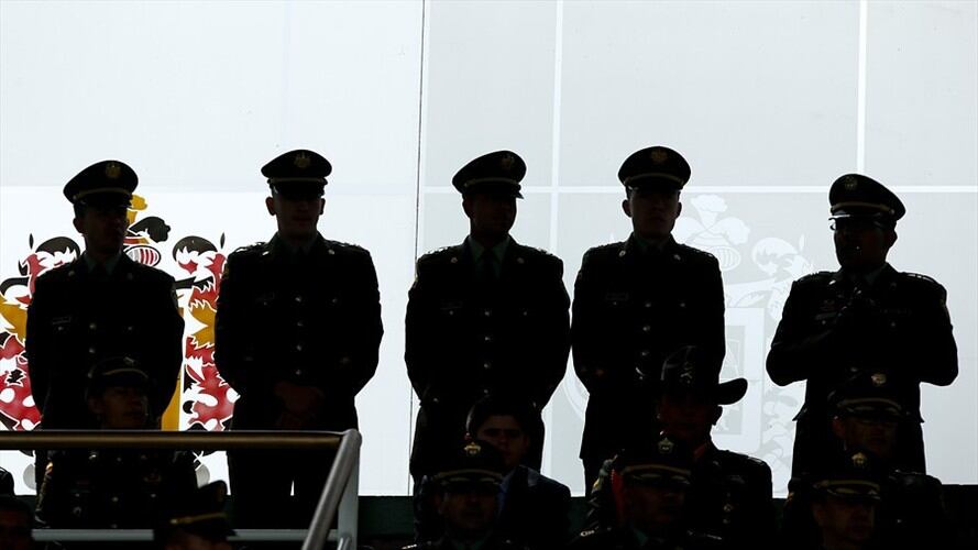 La Procuraduría General de la Nación llamó a audiencia de juzgamiento disciplinario a dos generales en retiro, cinco coroneles, tres mayores, un teniente y dos suboficiales. Foto: Colprensa