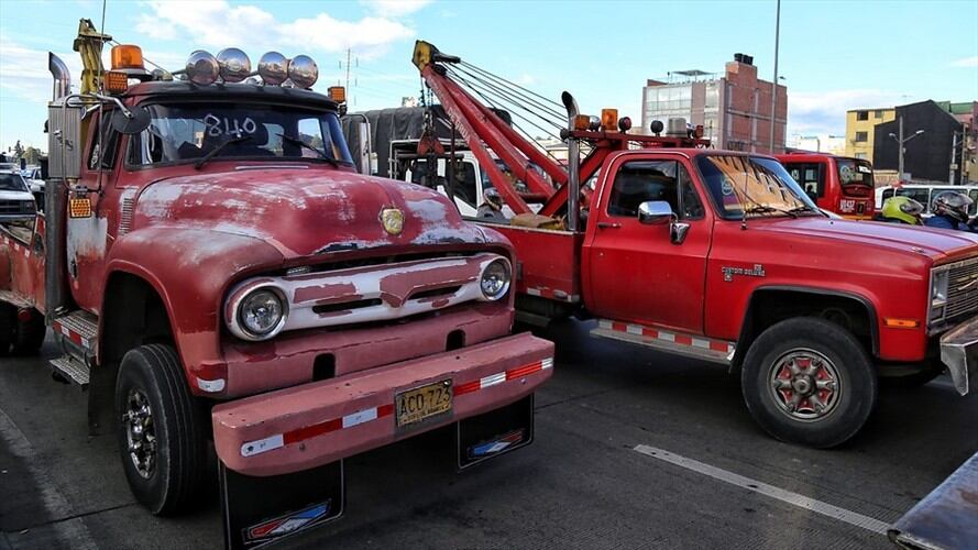 Transportadores de carga y volqueteros levantaron las movilizaciones en Bogotá. Foto: Colprensa