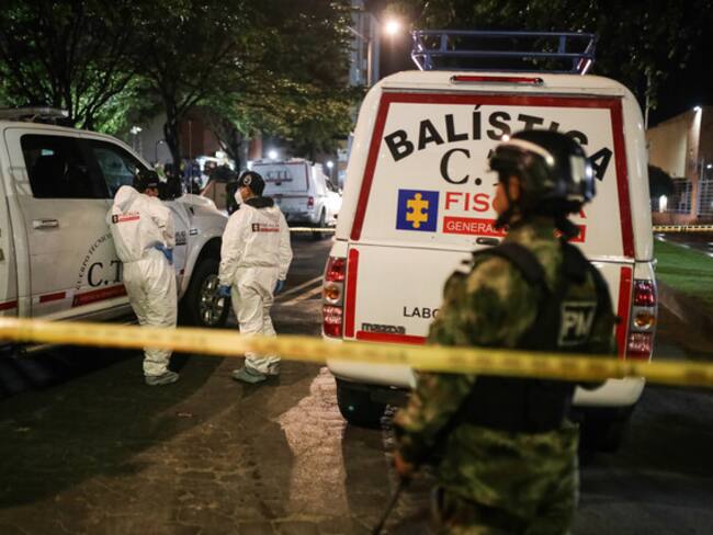 Escena de la muerte del coronel Óscar Dávila. Foto: (Colprensa - John Paz)