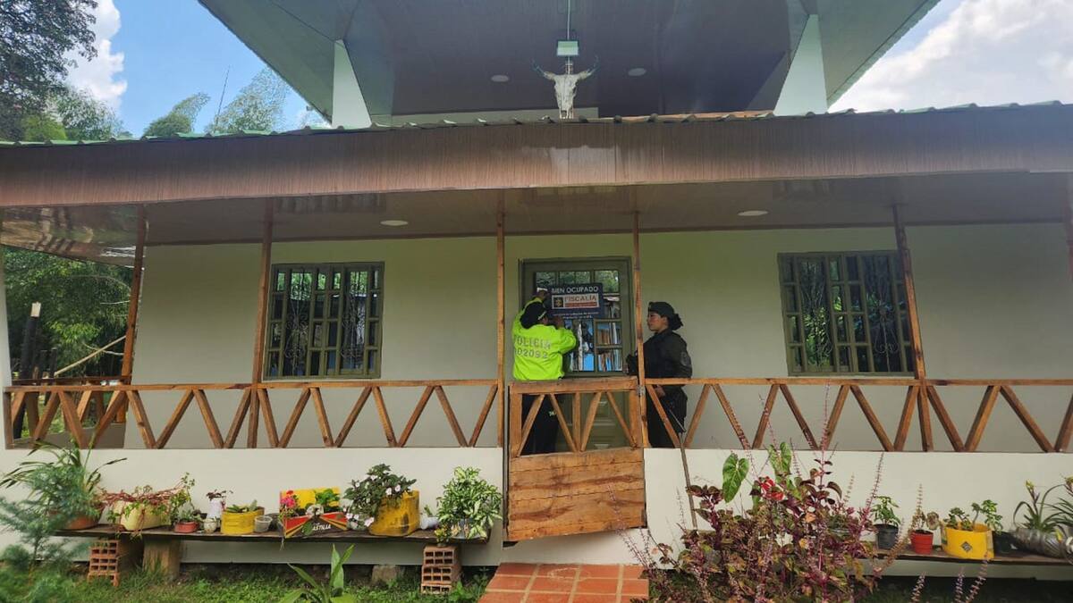La Fiscalía ocupó una finca vinculada al ELN en Calima El Darién