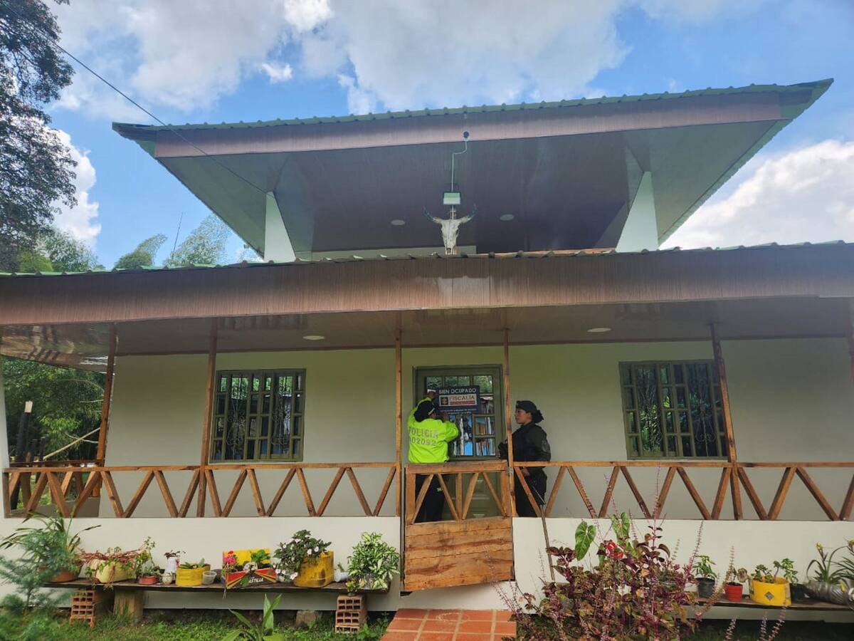 La Fiscalía ocupó una finca vinculada al ELN en Calima El Darién