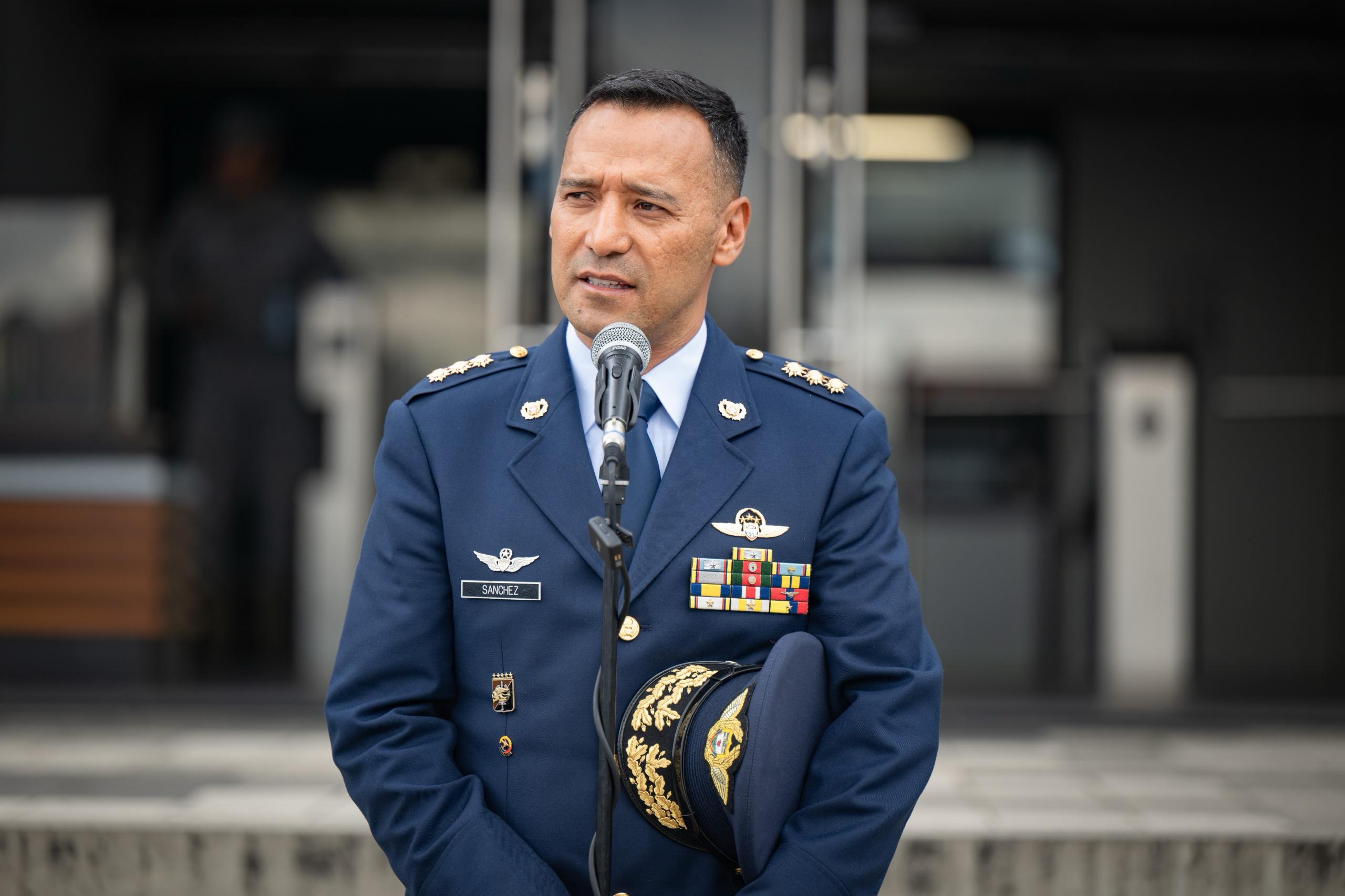 General Pedro Sánchez. Foto: Víctor Holguín / MinDefensa