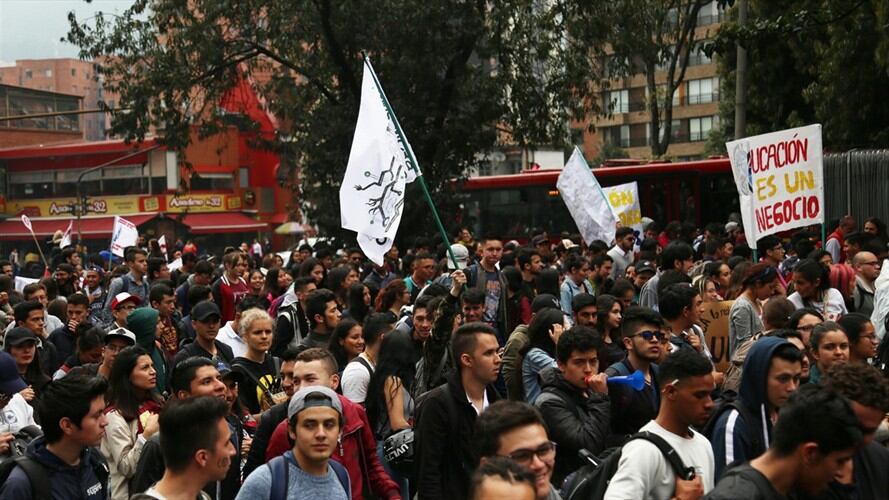 Cerca de 15 mil docentes se sumaron al paro nacional en Córdoba. Foto: La Wcon Julio Sánchez Cristo
