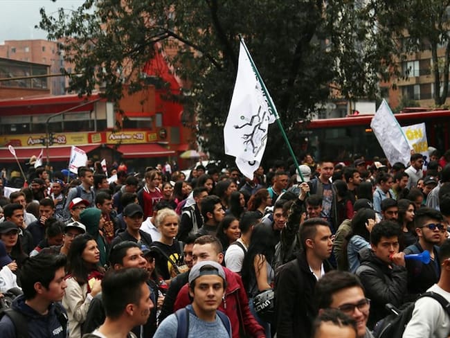 Cerca de 15 mil docentes se sumaron al paro nacional en Córdoba. Foto: La Wcon Julio Sánchez Cristo
