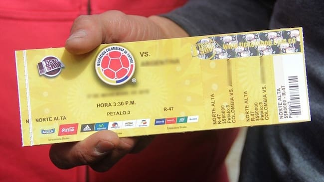La FIFA abrió investigación preliminar a la Federación Colombiana de Fútbol por la reventa de boletas para los partidos de las eliminatorias del Mundial de Rusia 2018. Foto: Colprensa