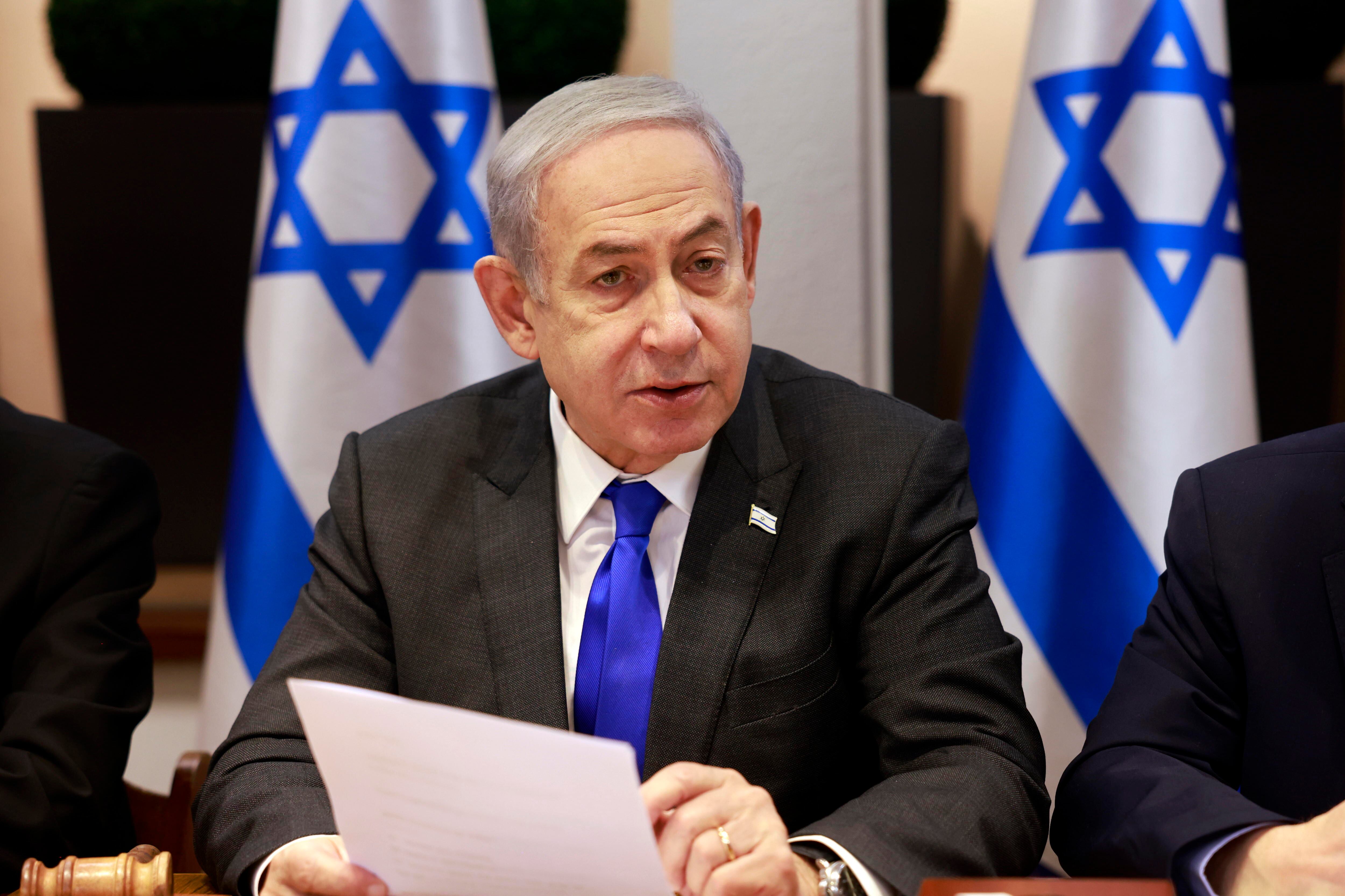 Primer ministro de Israel, Benjamin Netanyahu. EFE/EPA/MENAHEM KAHANA / POOL