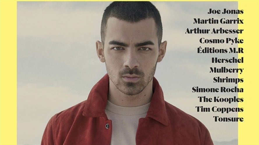 Joe Jonas en la portada de la revista Something About. Foto: Bang Media