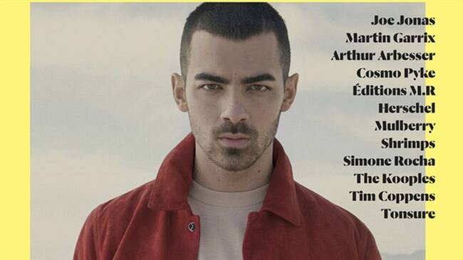 Joe Jonas en la portada de la revista Something About. Foto: Bang Media