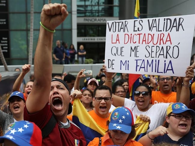 Venezolanos en Colombia manifiestan optimismo para que Maduro salga del poder
