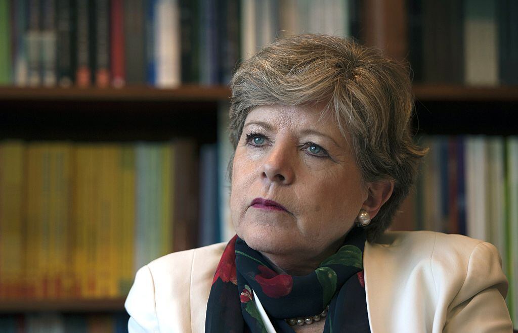 Alicia Barcena. (Photo credit should read VLADIMIR RODAS/AFP via Getty Images)