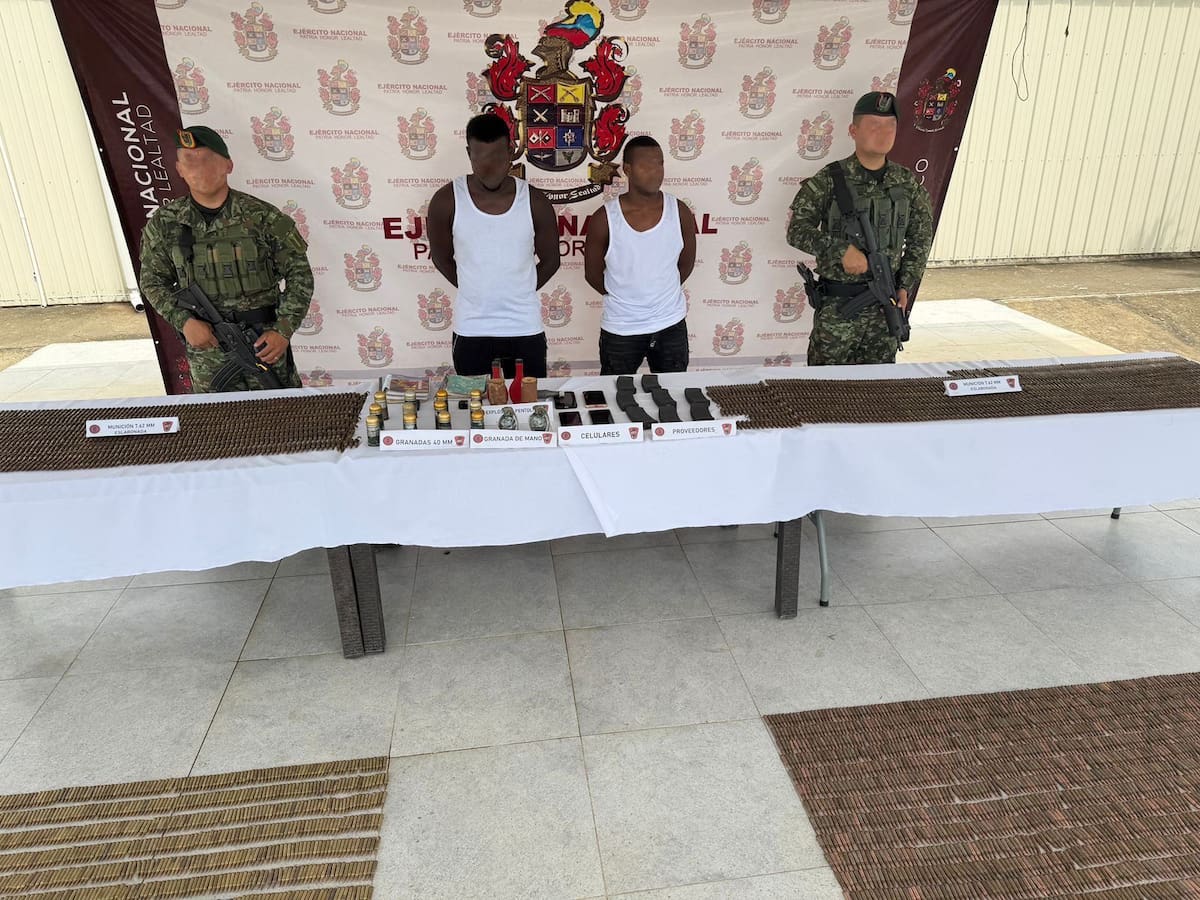 Ejército incauto arsenal de guerra en Nariño