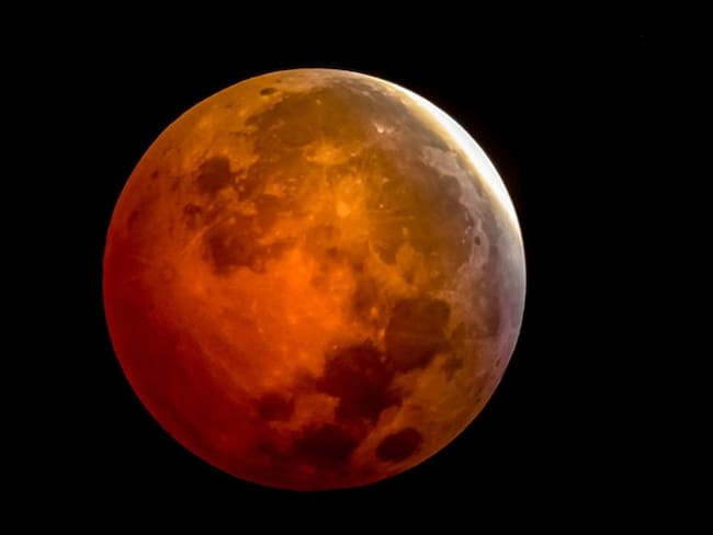 Eclipse de luna roja . Foto: Getty Images