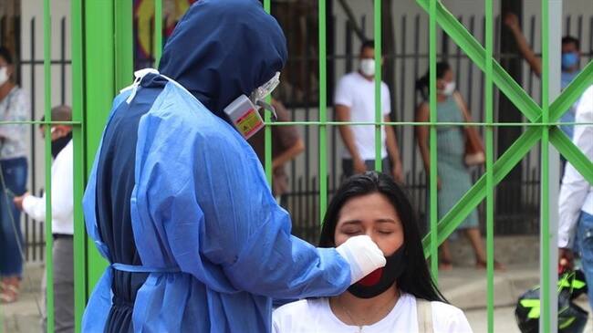 Coronavirus en Colombia. Foto: EFE
