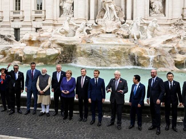 Los miembros del G20 acumulan el 80 % de la riqueza y el 60 % de la población del mundo. Foto: Getty Images / JEFF J MITCHELL