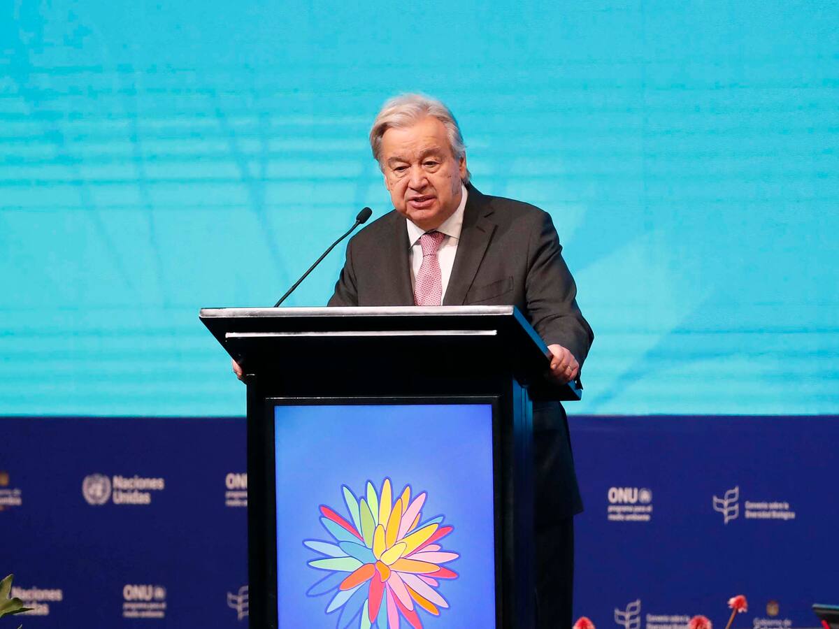António Guterres llama a la acción global en la COP16 ante la crisis del cambio climático