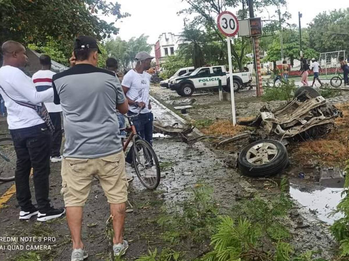 Atentado con carro bomba en el municipio de Padilla, Cauca