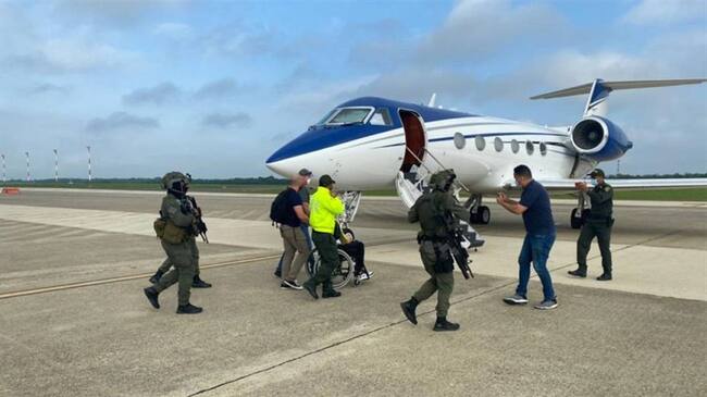 Extradición de alias 'La Silla'. Foto: Fiscalía General de la Nación