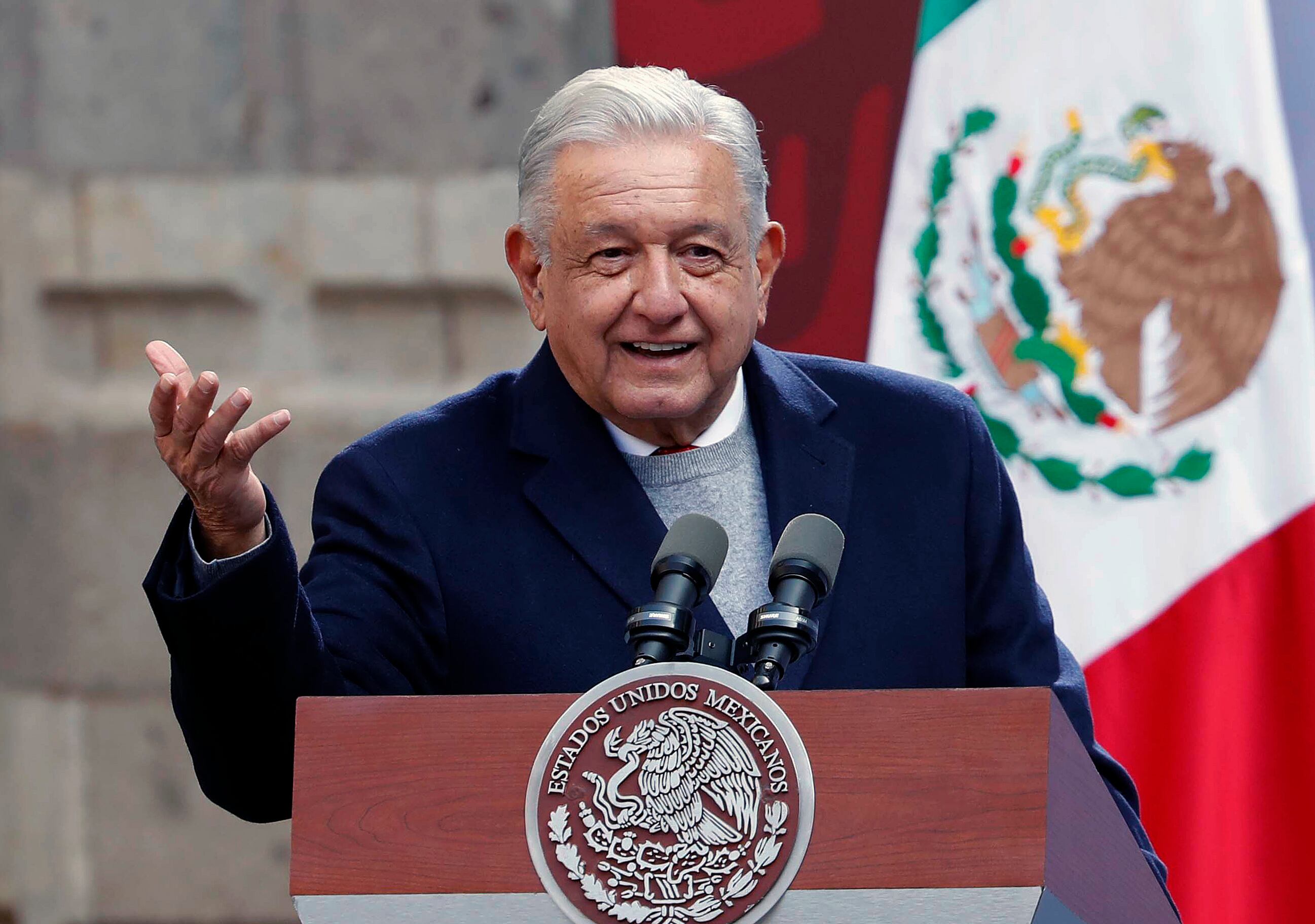 El presidente de México Andrés Manuel López Obrador. EFE/Mario Guzmán