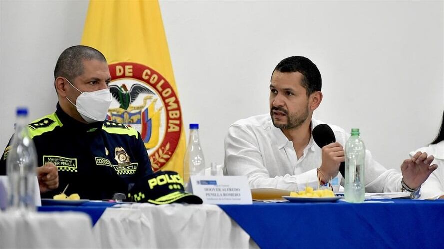Anuncian despliegue de la fuerza pública en Dagua por hostigamiento de disidencias. Foto: Gobernación del Valle del Cauca