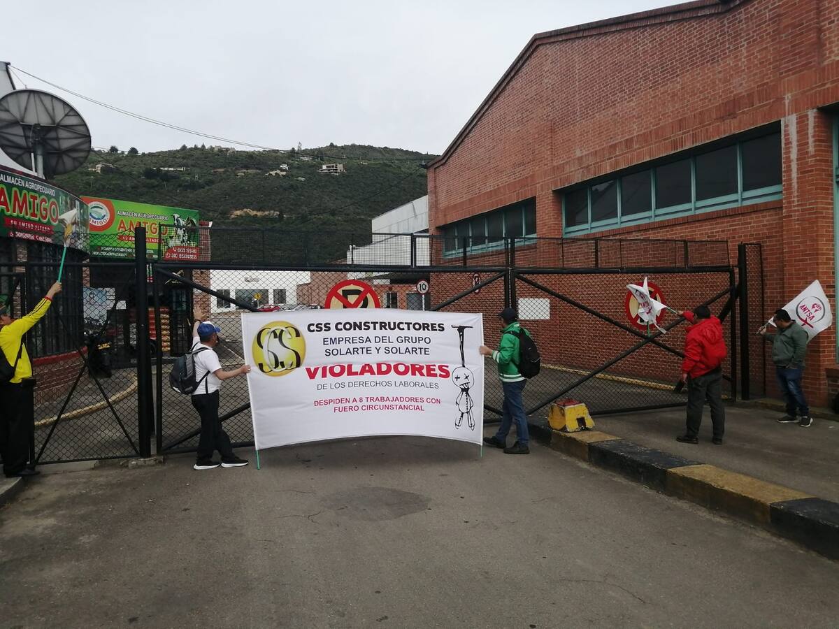 Empresa concesionaria desmantela dos sindicatos en 48 horas