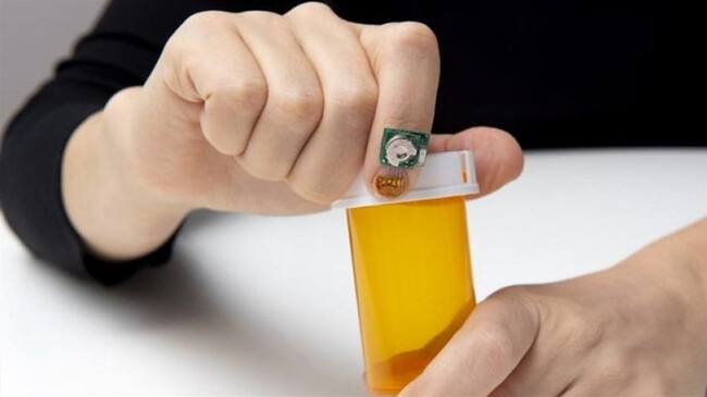 Este dispositivo puede indicar la fuerza de agarre y monitorizar la enfermedad de Párkinson.. Foto: IBM