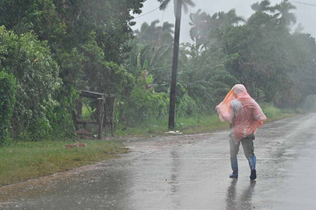 Lluvias en Cuba. I Foto: ADALBERTO ROQUE/AFP via Getty Images.