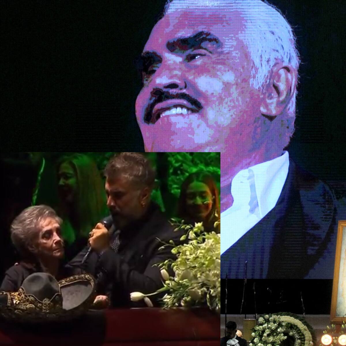 Conmovedor momento entre Alejandro Fernández y su madre en homenaje a Vicente Fernández