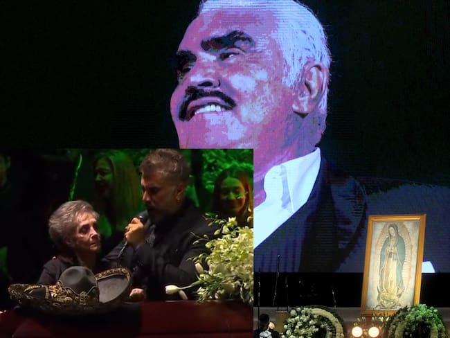 Conmovedor momento entre Alejandro Fernández y su madre en homenaje a Vicente Fernández