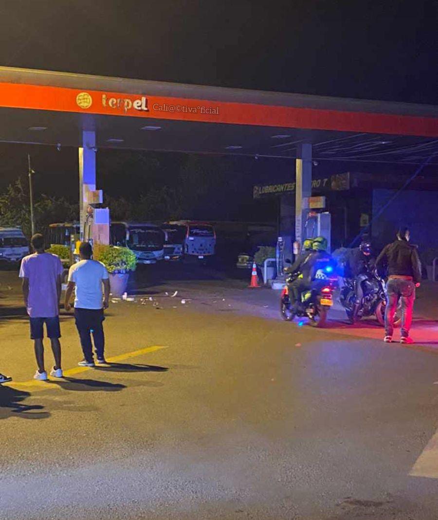 Atentado con granada en Jamundí. Foto: Cortesía / Proporcionada por Érika Rebolledo