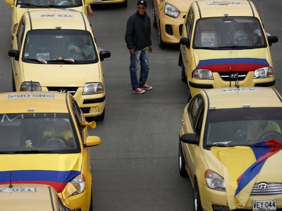 Taxistas de Medellín protestan este 22 de agosto contra el transporte ilegal