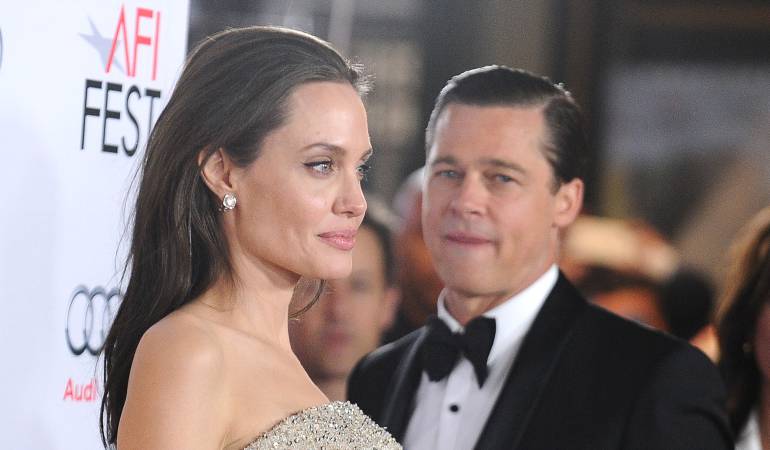 Angelina Jolie y Brad Pitt. Getty Images.