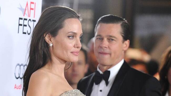 Angelina Jolie y Brad Pitt. Getty Images.