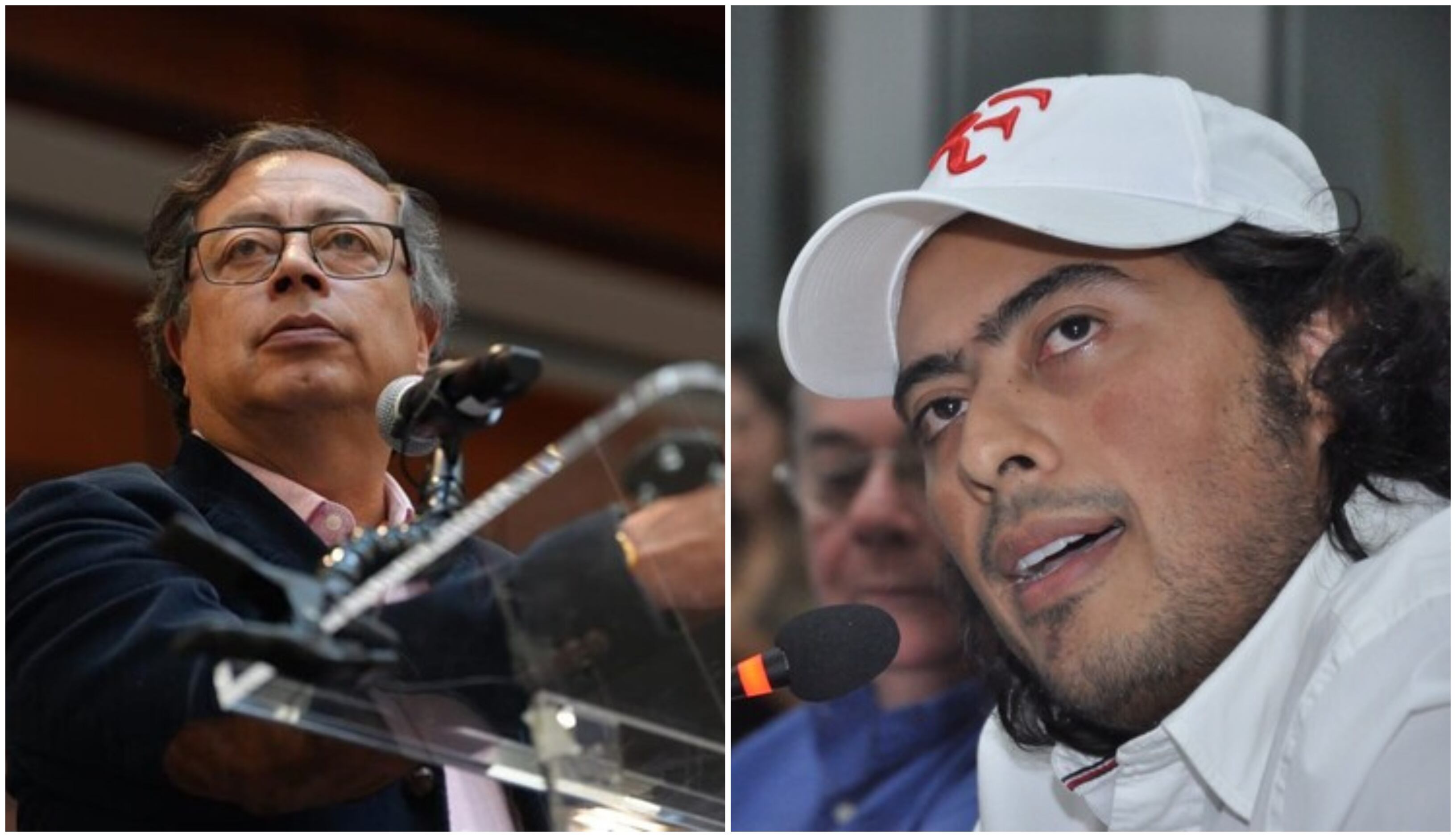 Gustavo Petro y Nicolás Petro