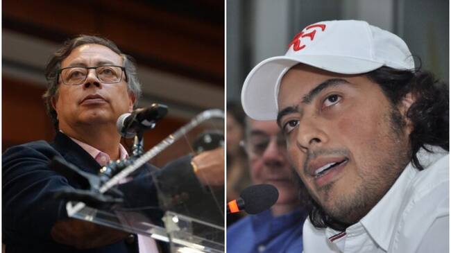 Gustavo Petro y Nicolás Petro