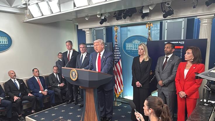 Trump mencionó a Bogotá entre las ciudades más inseguras y dijo que hay “muchas drogas”