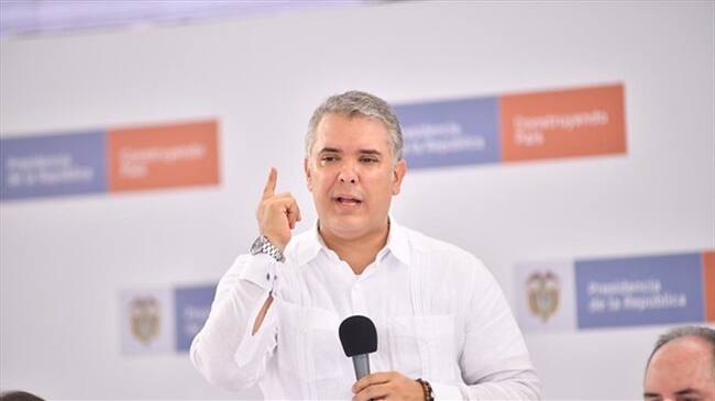 Como canallas califica presidente Duque a responsables de ataque en Tame Arauca . Foto: Colprensa