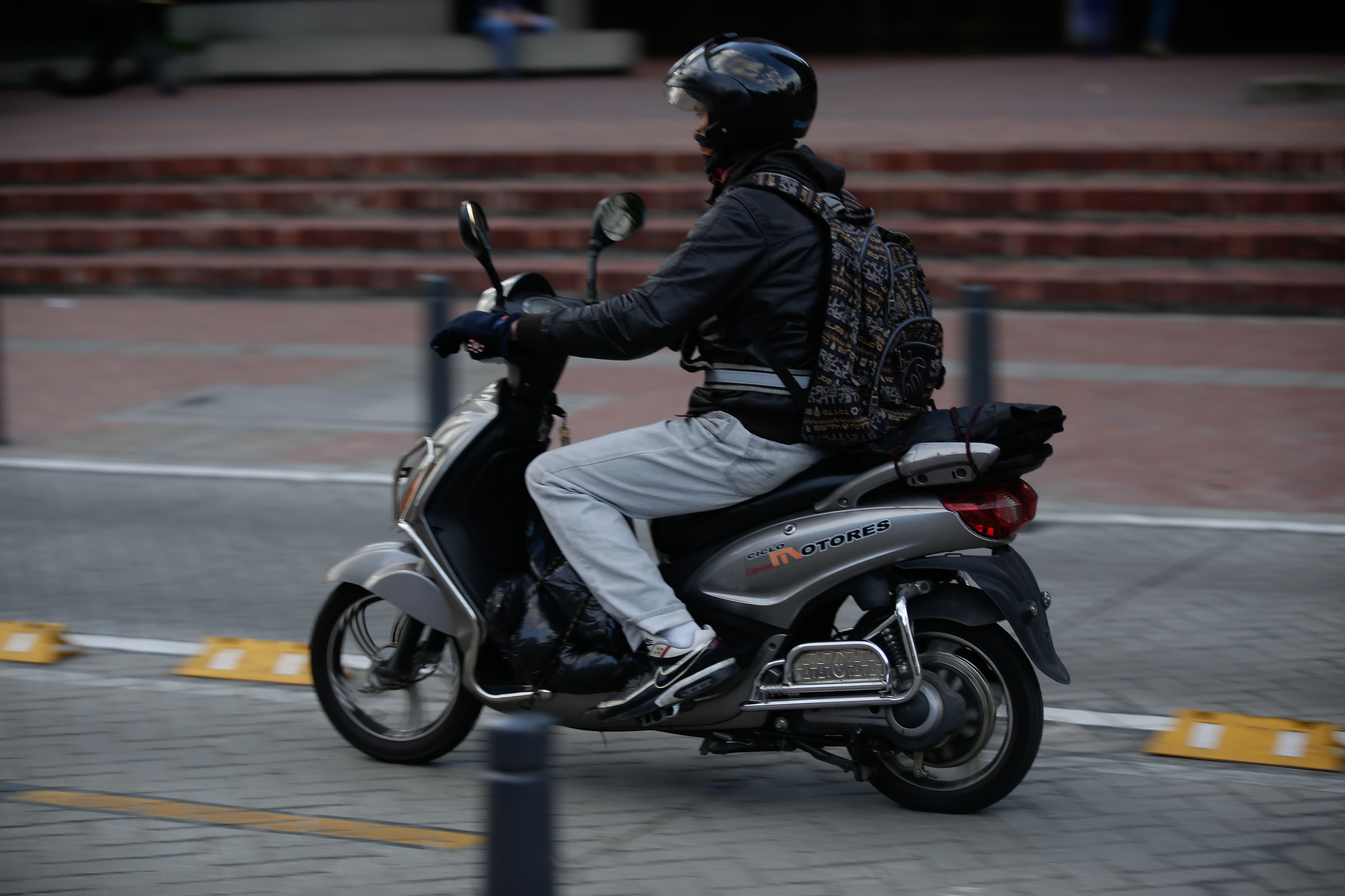 Ciclomotor imagen de referencia. Foto: Colprensa - Luisa González.