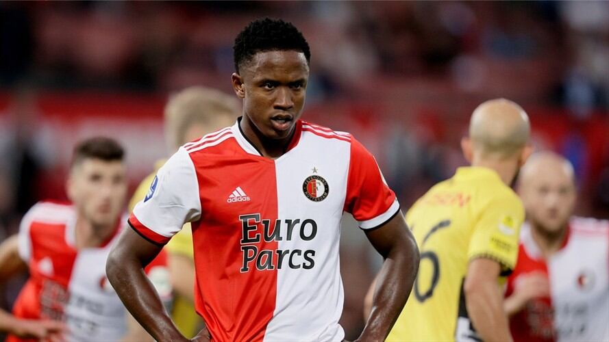 Luis Sinisterra anotó triplete en el partido ante el Elfsborg en la Conference League. Foto: Erwin Spek/Soccrates/Getty Images