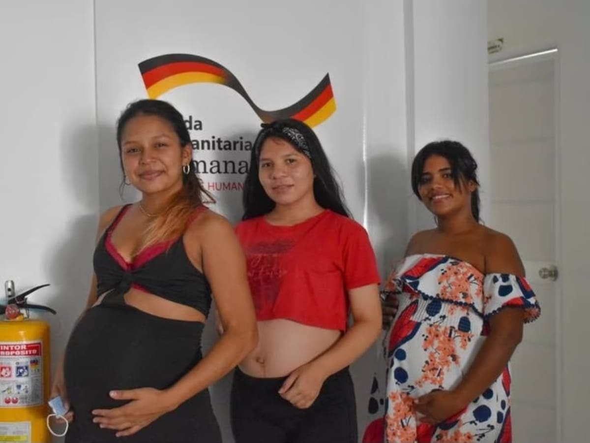 Apoyo a mujeres gestantes en situación de vulnerabilidad en Santa Marta