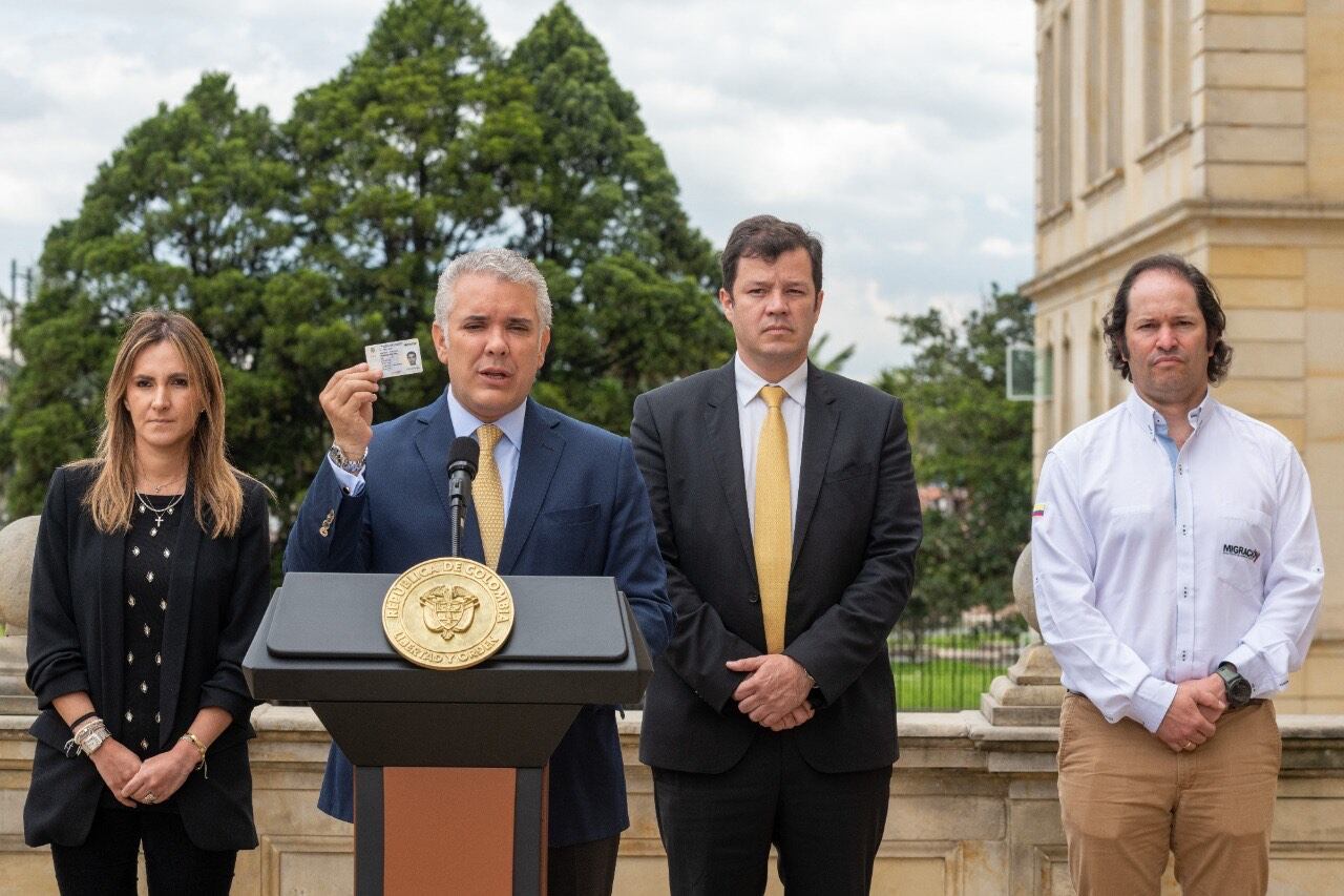 En la foto, el presidente Iván Duque y parte de su gabinete. Foto: Cortesía Presidencia