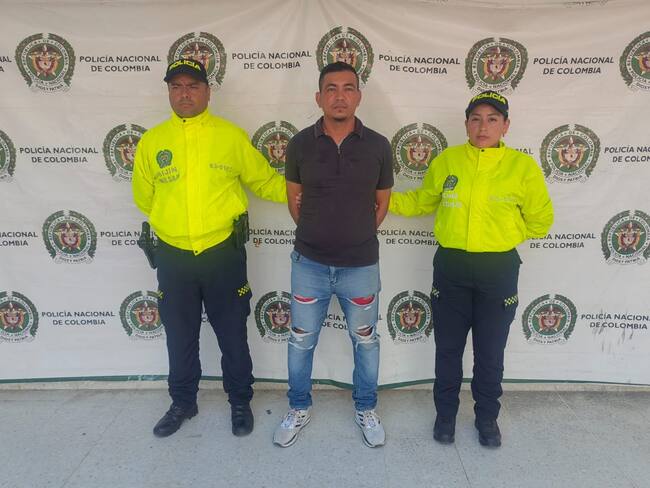 Captura de Jonathan Alexander Guerrero Ariza. Foto: Cortesía Policía.