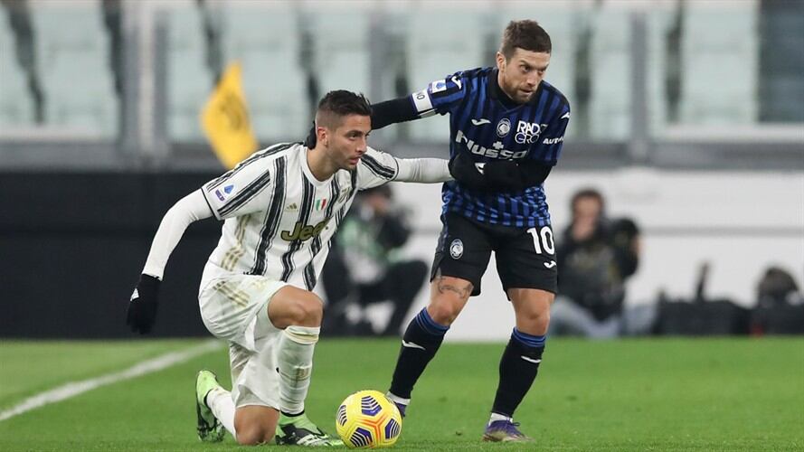 ‘Papu’ Gómez cantó el himno de la Juventus . Foto: Jonathan Moscrop/Getty Images